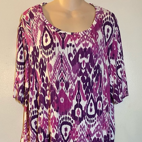 Chico’s Asymmetric Tunic Pinks - Picture 2 of 7